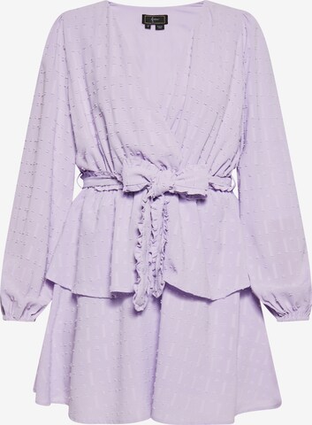 Robe faina en violet : devant