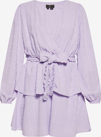 Robe faina en violet : devant