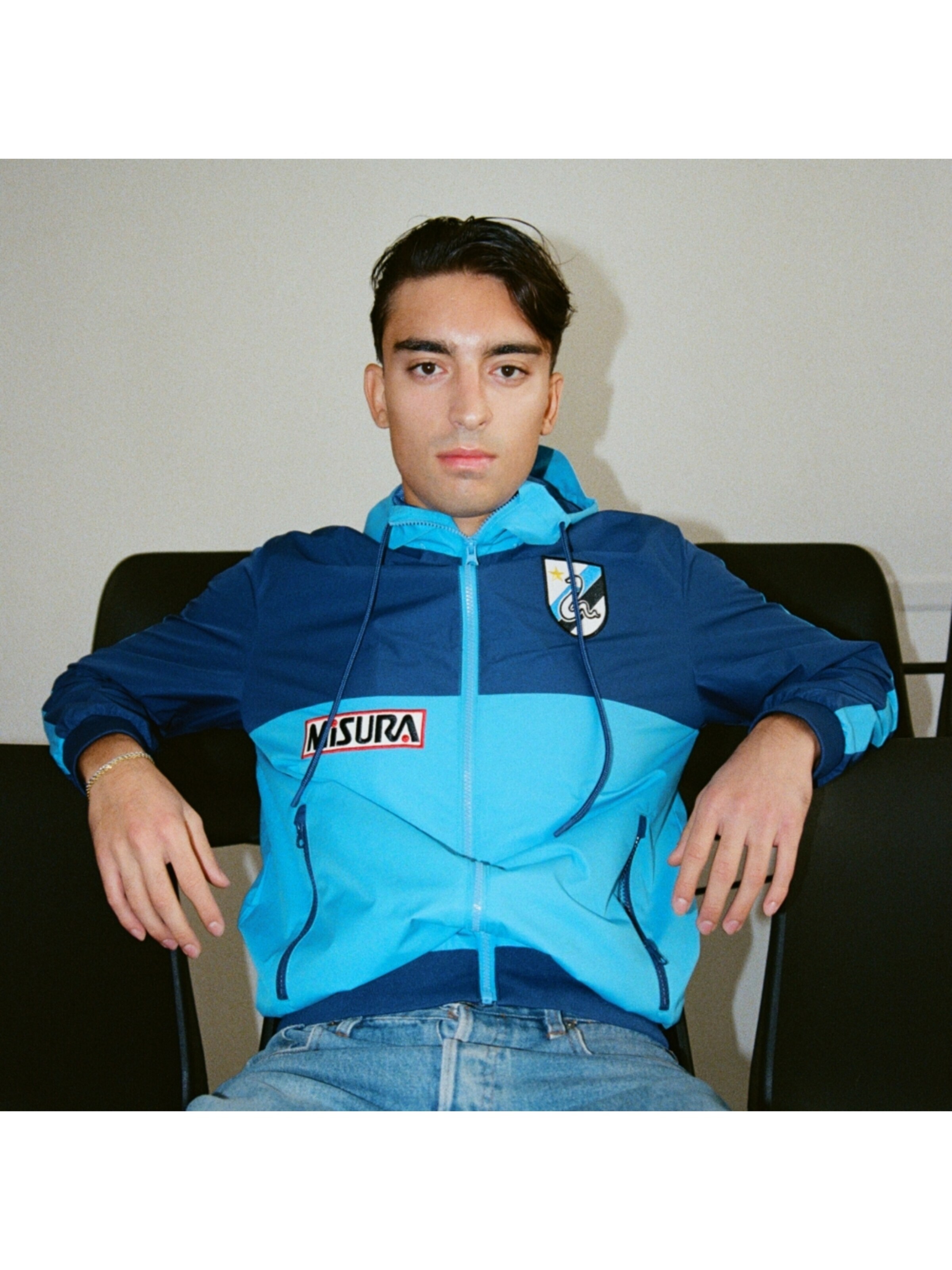COPA FOOTBALL Sportjas 'FC Internazionale 1985 - 86 Retro Voetbal Windrunner' in Blauw