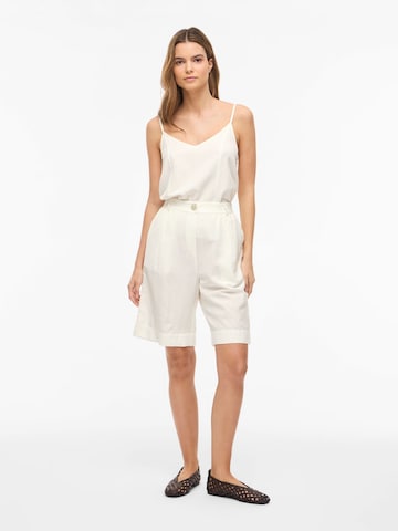 VILA - regular Pantalón en blanco