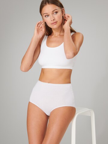 Slip SCHIESSER en blanc : devant