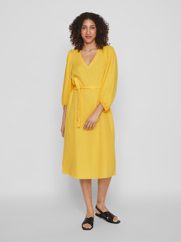 VILA Dress 'Lania' in Yellow