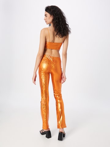 NLY by Nelly Normalny krój Spodnie w kolorze pomarańczowy