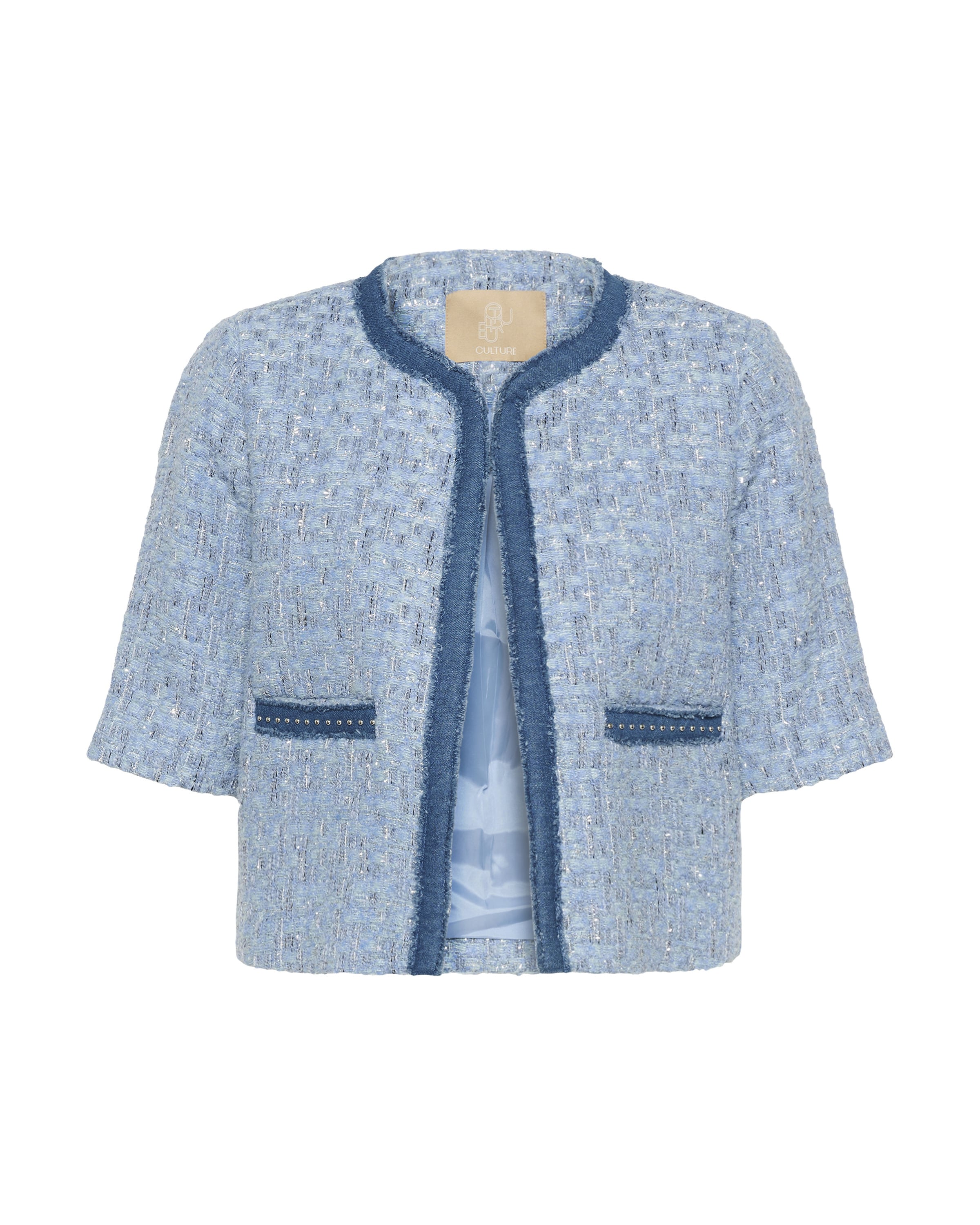 Veste mi-saison 'CUpana ' CULTURE en bleu : devant