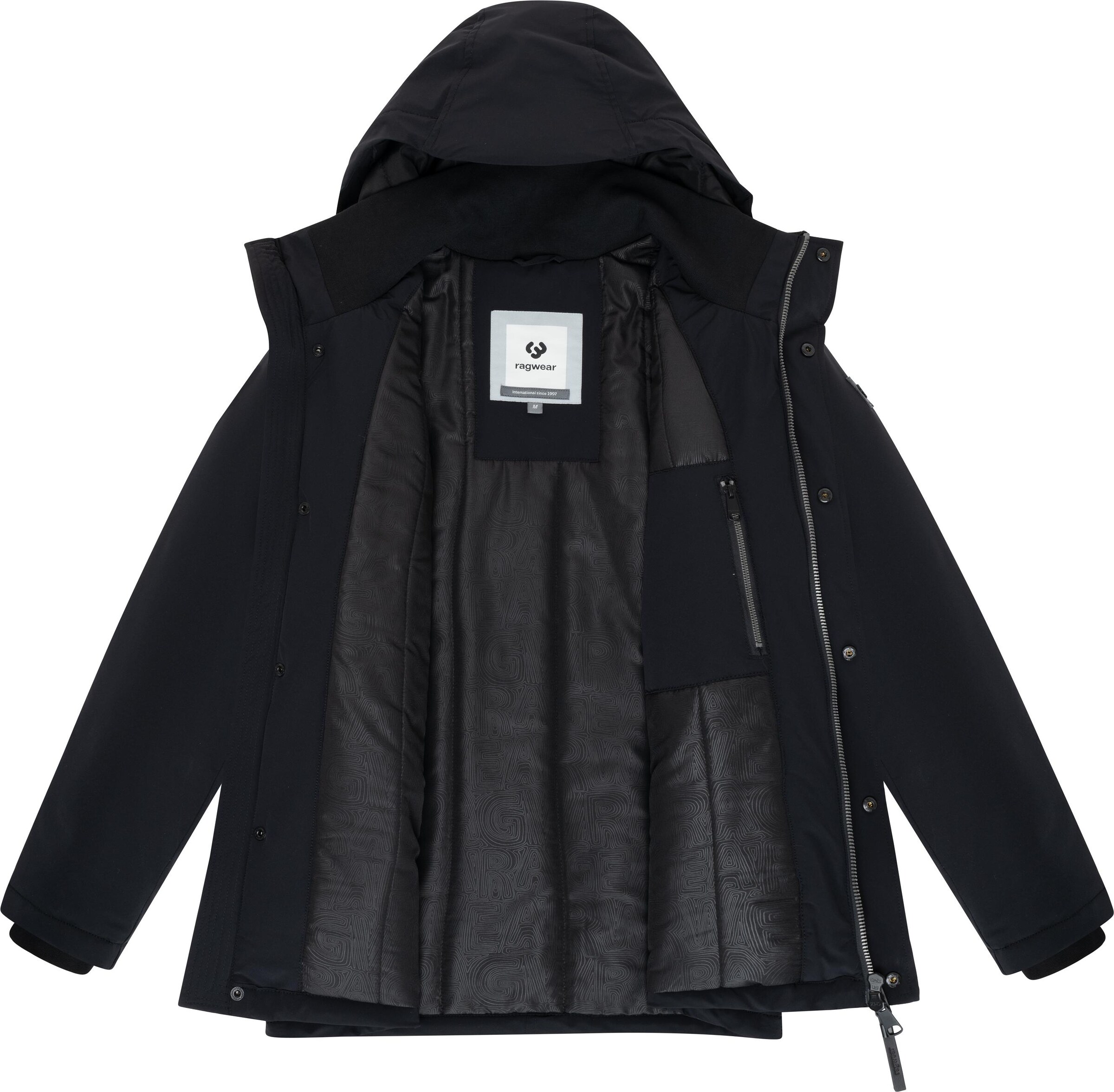 Giacca invernale 'Saqon' di Ragwear in nero