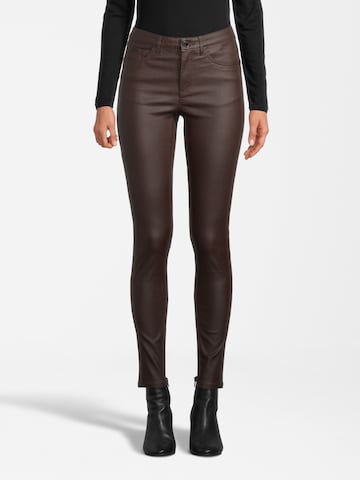 Orsay Skinny Pants 'Paulpush' in Brown: front