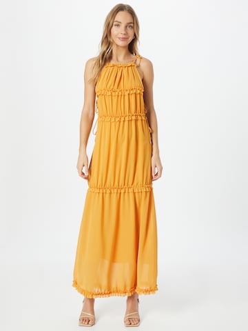 AMY LYNN Večerna obleka 'Dallas' | oranžna barva: sprednja stran