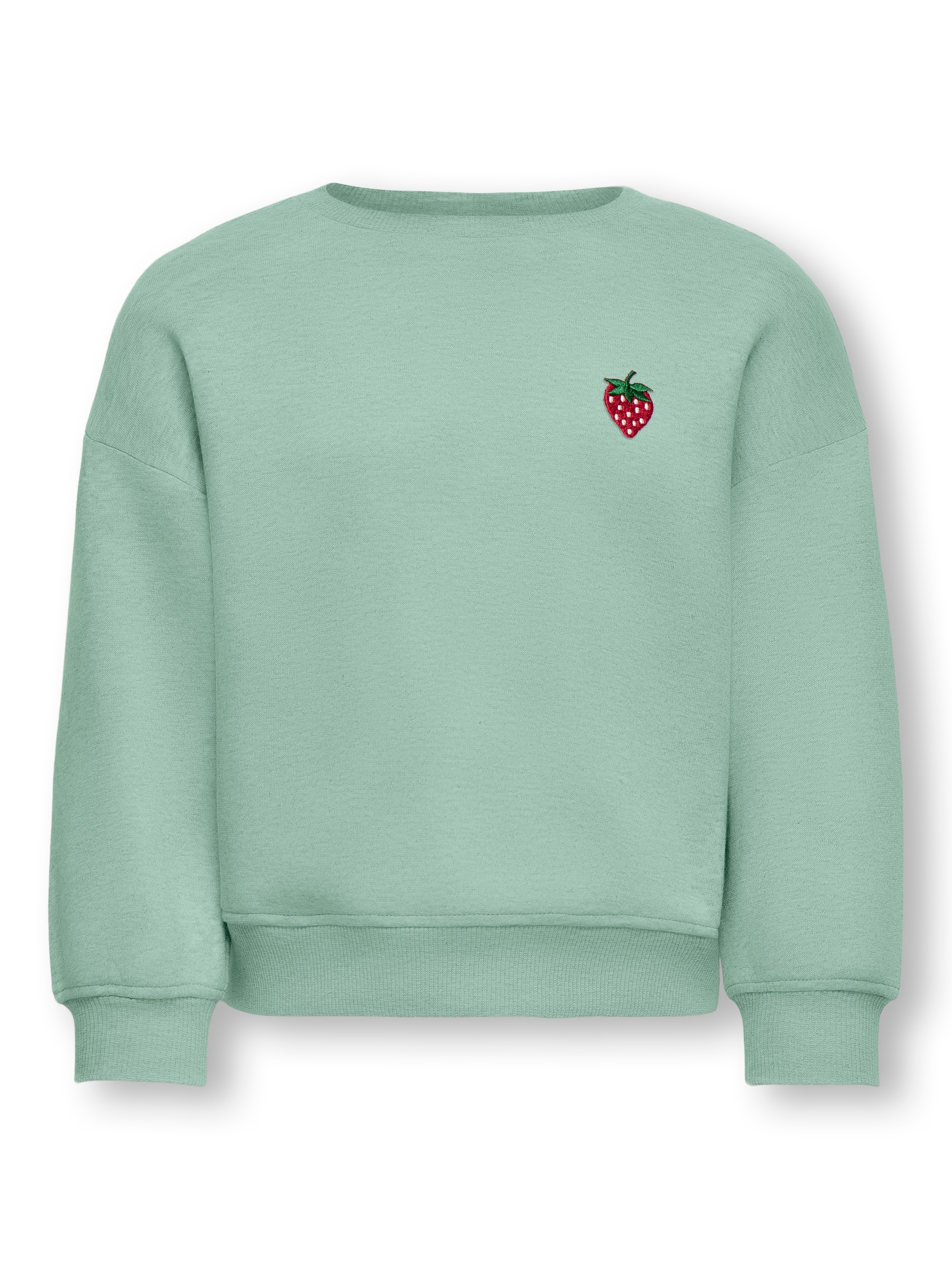 Only Mini Sweatshirt in Green: front