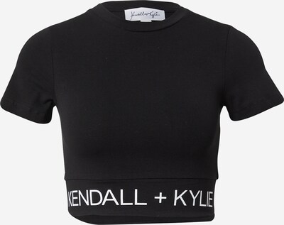 KENDALL + KYLIE T-shirt en noir / blanc, Vue avec produit