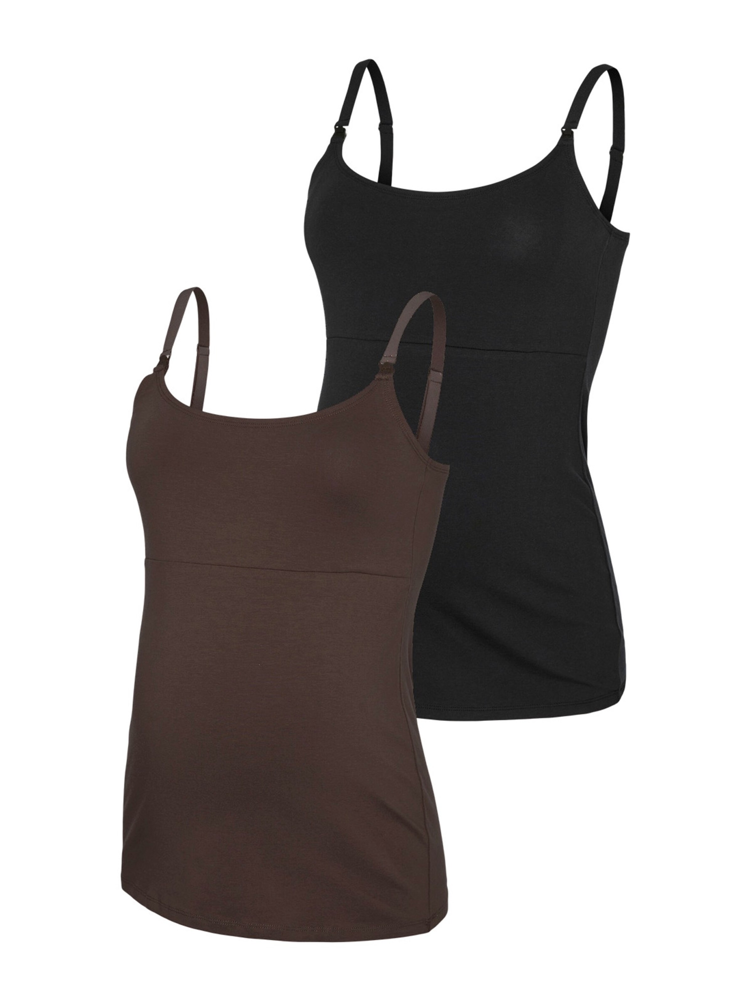 MAMALICIOUS Top 'MLKERRIE' in Braun: Vorderseite