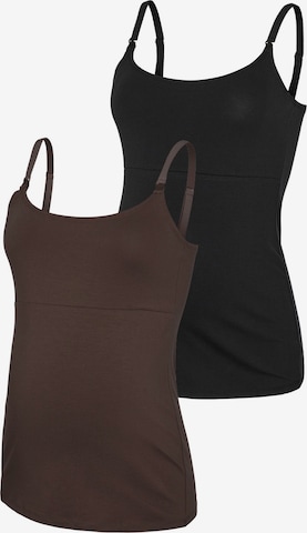 MAMALICIOUS Top 'MLKERRIE' in Braun: Vorderseite