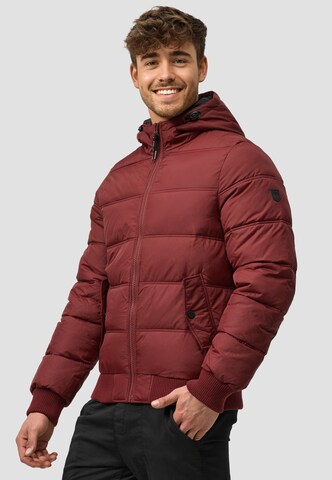 Veste d’hiver 'Adrian ZA' INDICODE JEANS en rouge