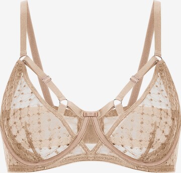 Push-up Soutien-gorge Marc & André en beige : devant