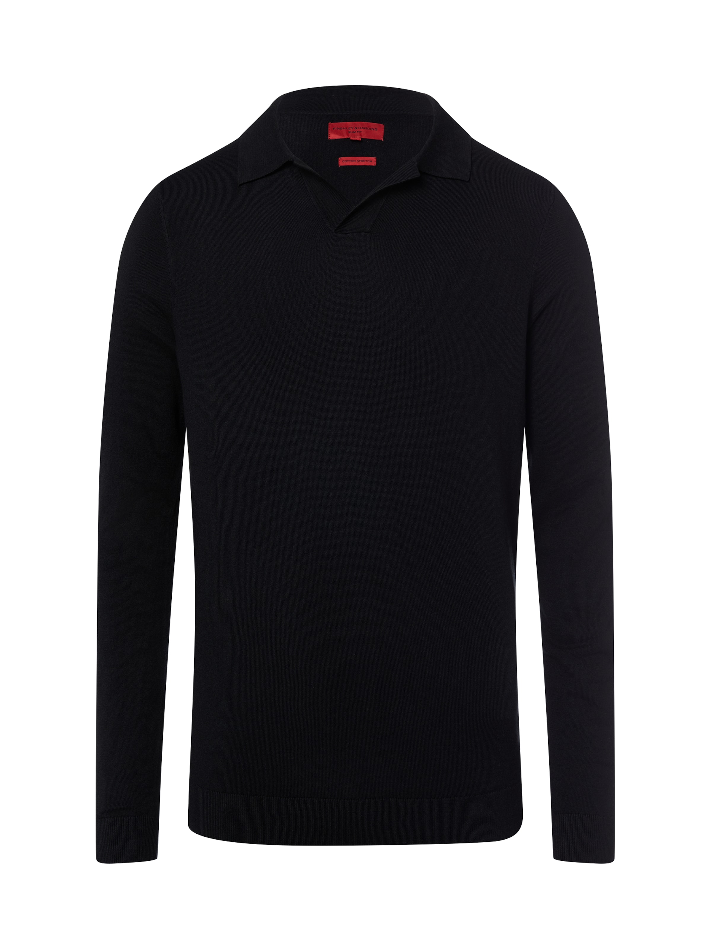 Finshley & Harding Pullover in Schwarz: Vorderseite