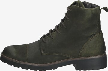 IGI&CO Lace-Up Ankle Boots in Green