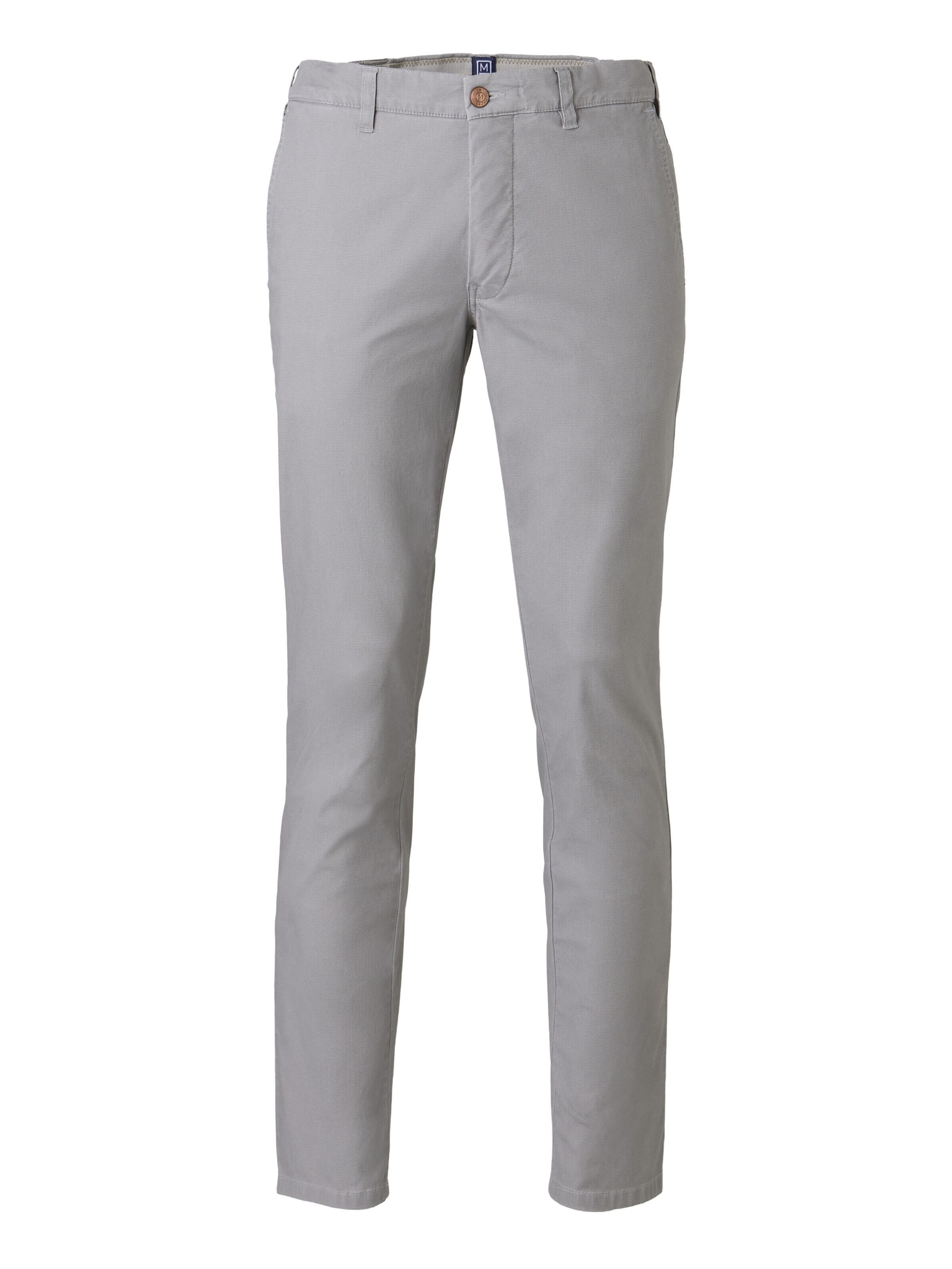 MEYER Regular Chinohose 'M5 Move 1-6025' in Grau: Vorderseite