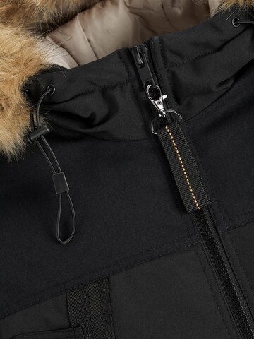 JACK & JONES Parka 'Rocket' in Schwarz