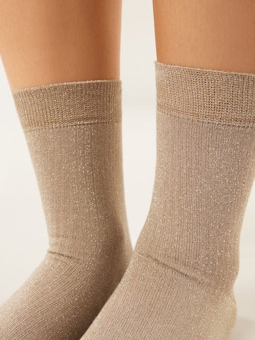 CALZEDONIA Socken in Beige