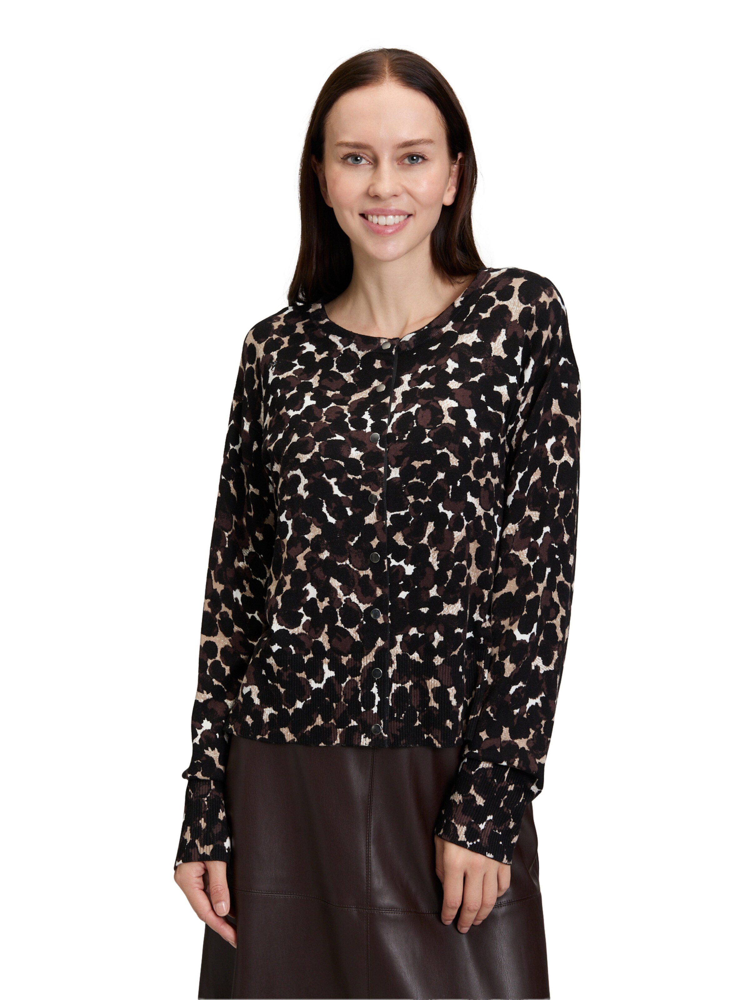 Betty Barclay Strickjacke in Braun: Vorderseite