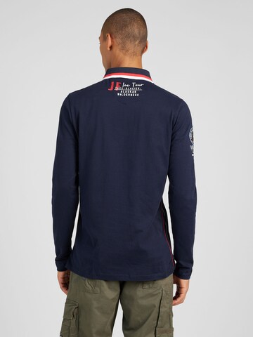 CAMP DAVID Poloshirt 'Alaska Ice Tour' in Blau