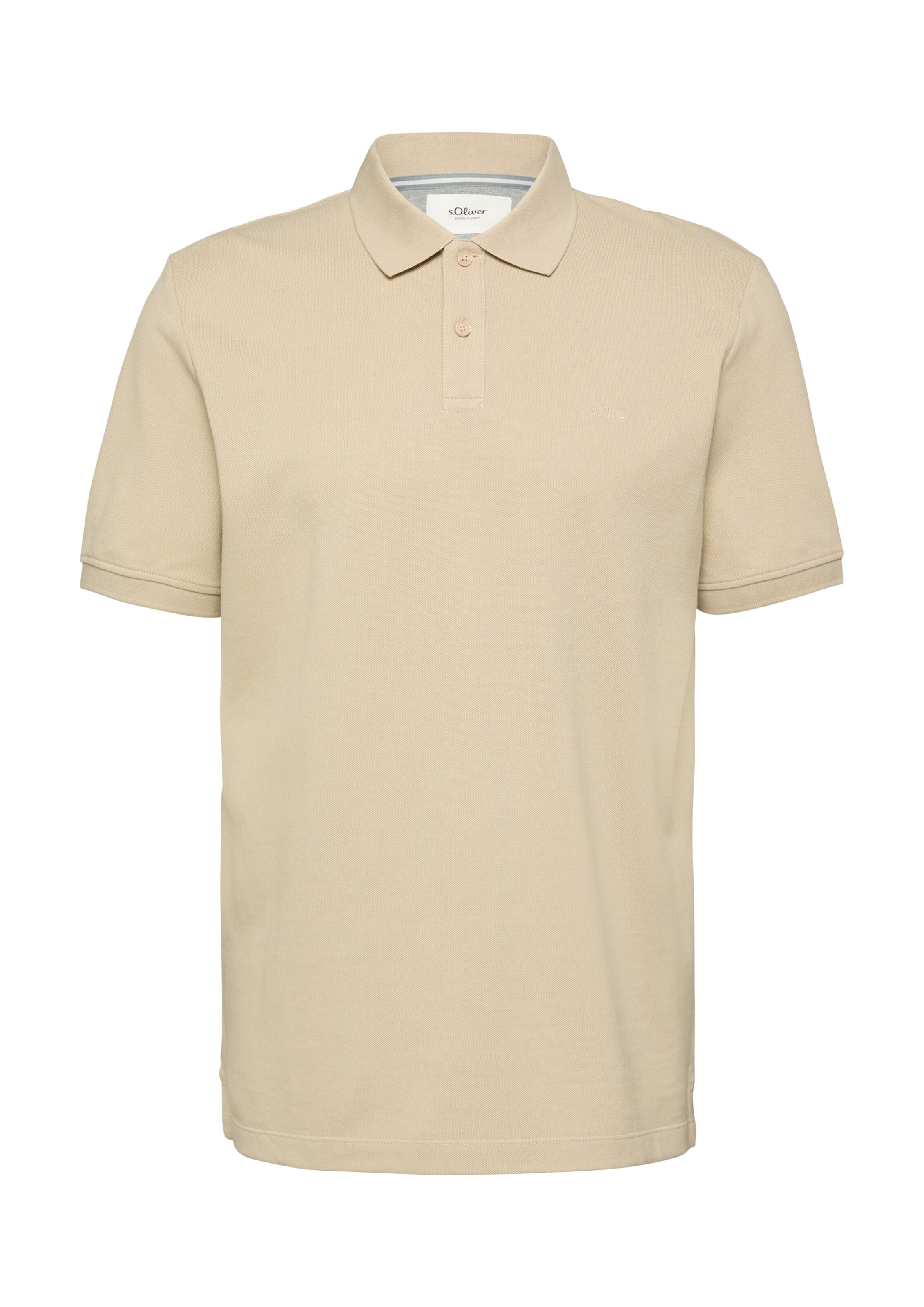s.Oliver Polo-Shirt in beige, Produktansicht