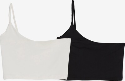 Bershka Top in de kleur Zwart / Wit, Productweergave