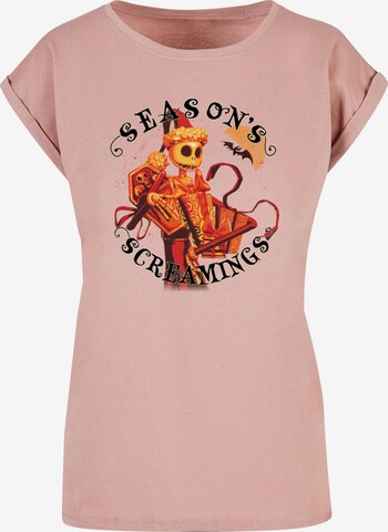 T-shirt 'The Nightmare Before Christmas - Seasons Screamings' ABSOLUTE CULT en rose : devant