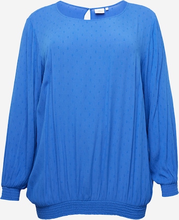ONLY Carmakoma Blouse 'ADANA' in Blue: front