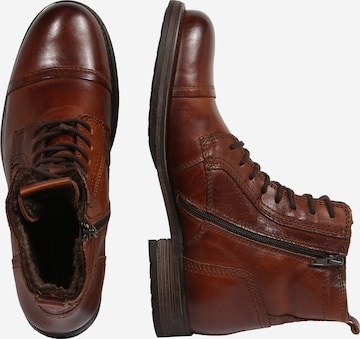 JACK & JONES Lace-Up Boots in Brown