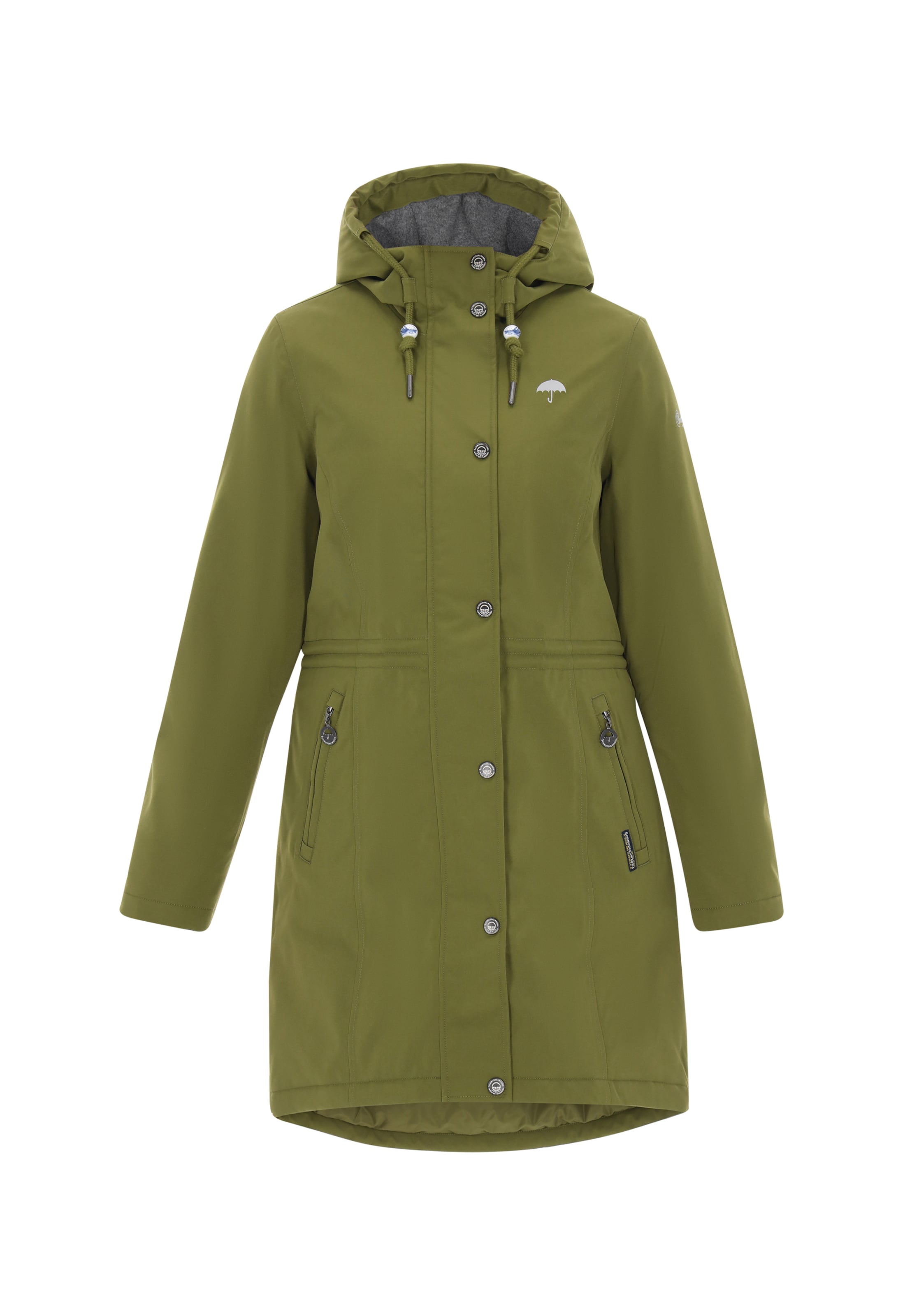 Schmuddelwedda Kevad-sügisparka, värv roheline: eest vaates