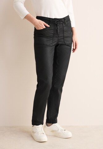 CECIL Regular Jeans in Black: front