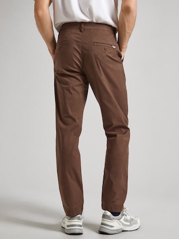 Pepe Jeans Slim fit Chino Pants in Brown