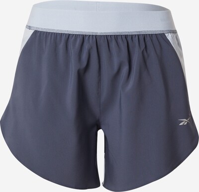 Reebok Sportske hlače u morsko plava / sivkasto plava / srebro, Pregled proizvoda