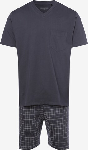 SCHIESSER Short Pajamas in Grey: front