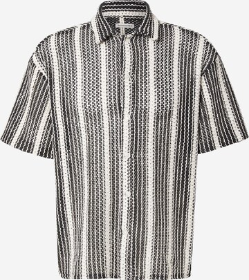 JACK & JONES Overhemd 'JWHBELLAGIO' in Zwart: voorkant