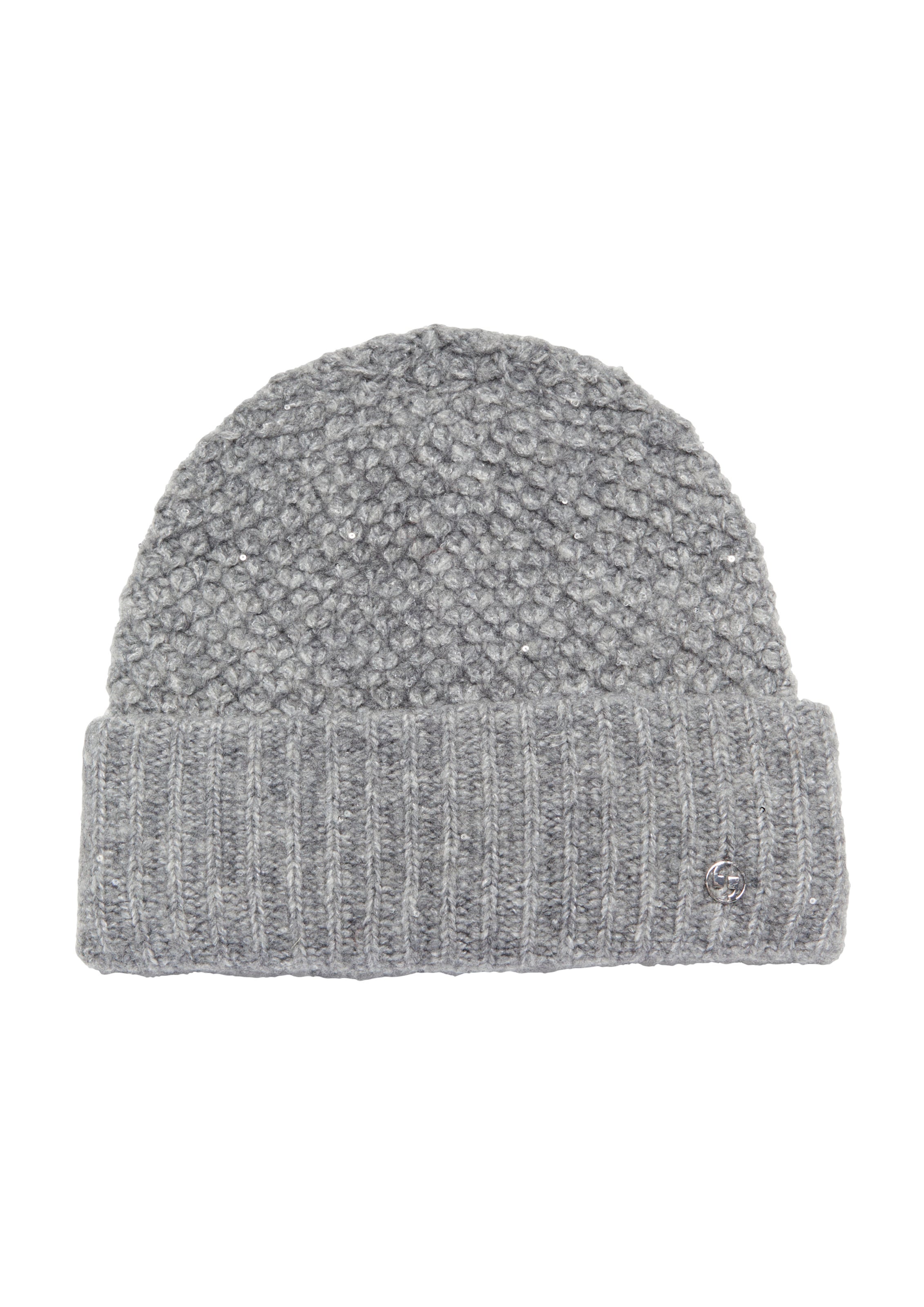 COMMA Mütze in Grau: Vorderseite