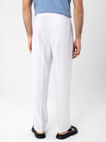Antioch Regular Trousers with creases in Beige