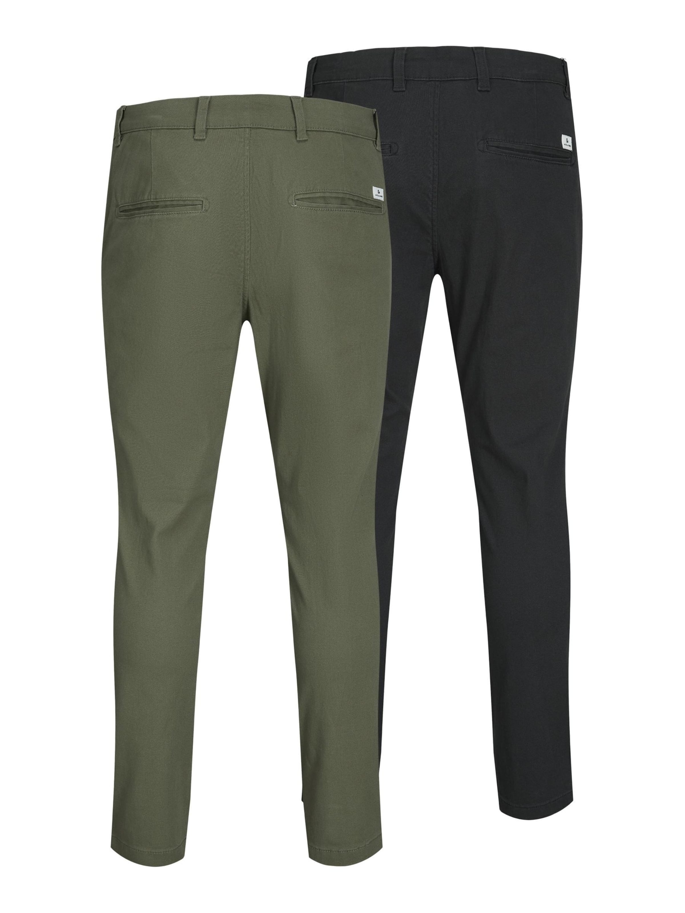 JACK & JONES Slim fit Chino trousers 'Macro Dave' in Green