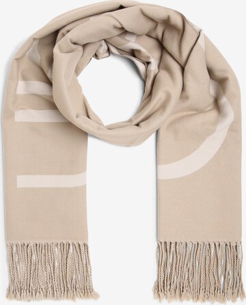 Calvin Klein Scarf in Beige: front