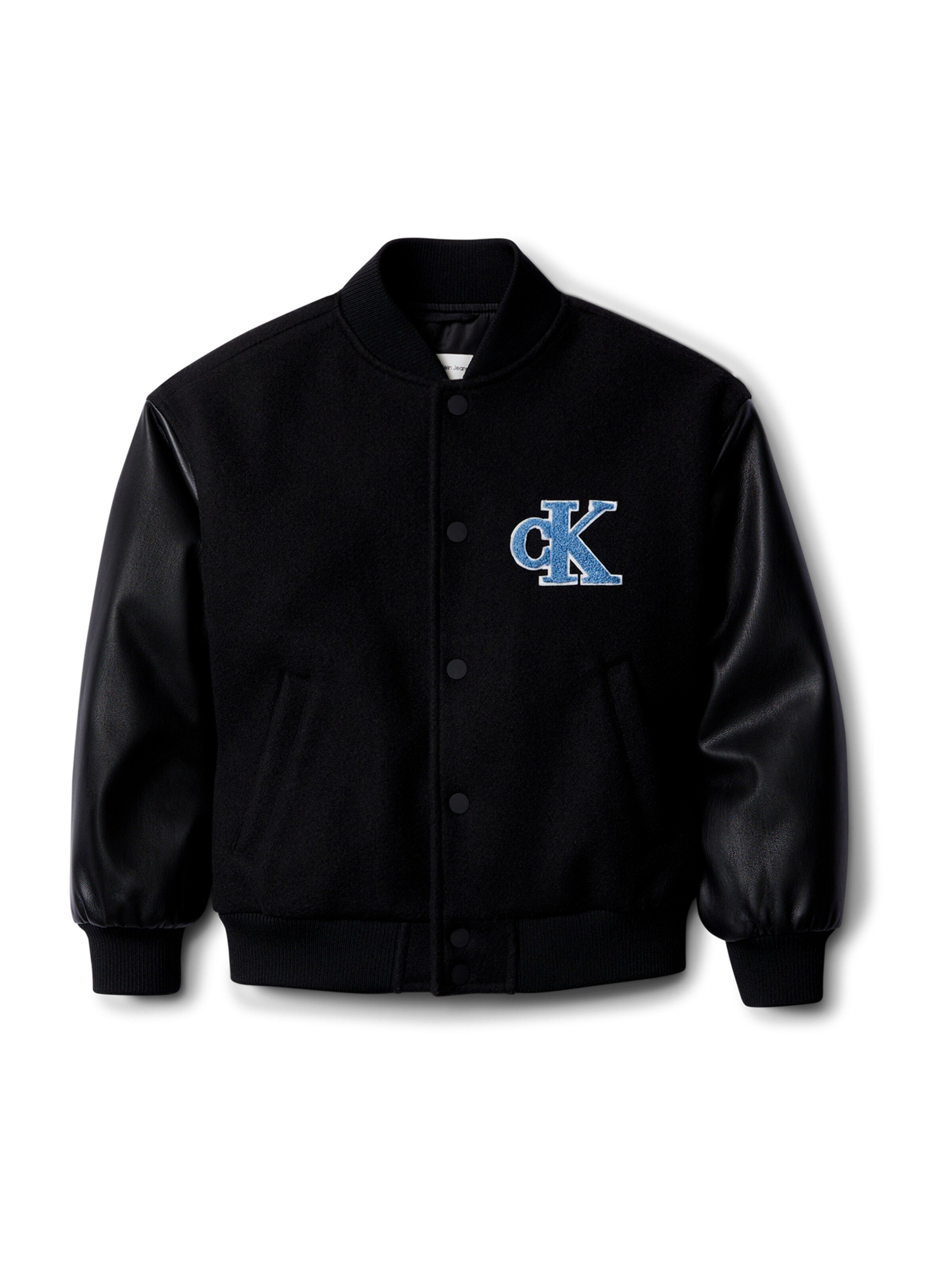 Calvin Klein Jeans Overgangsjakke i sort: forside