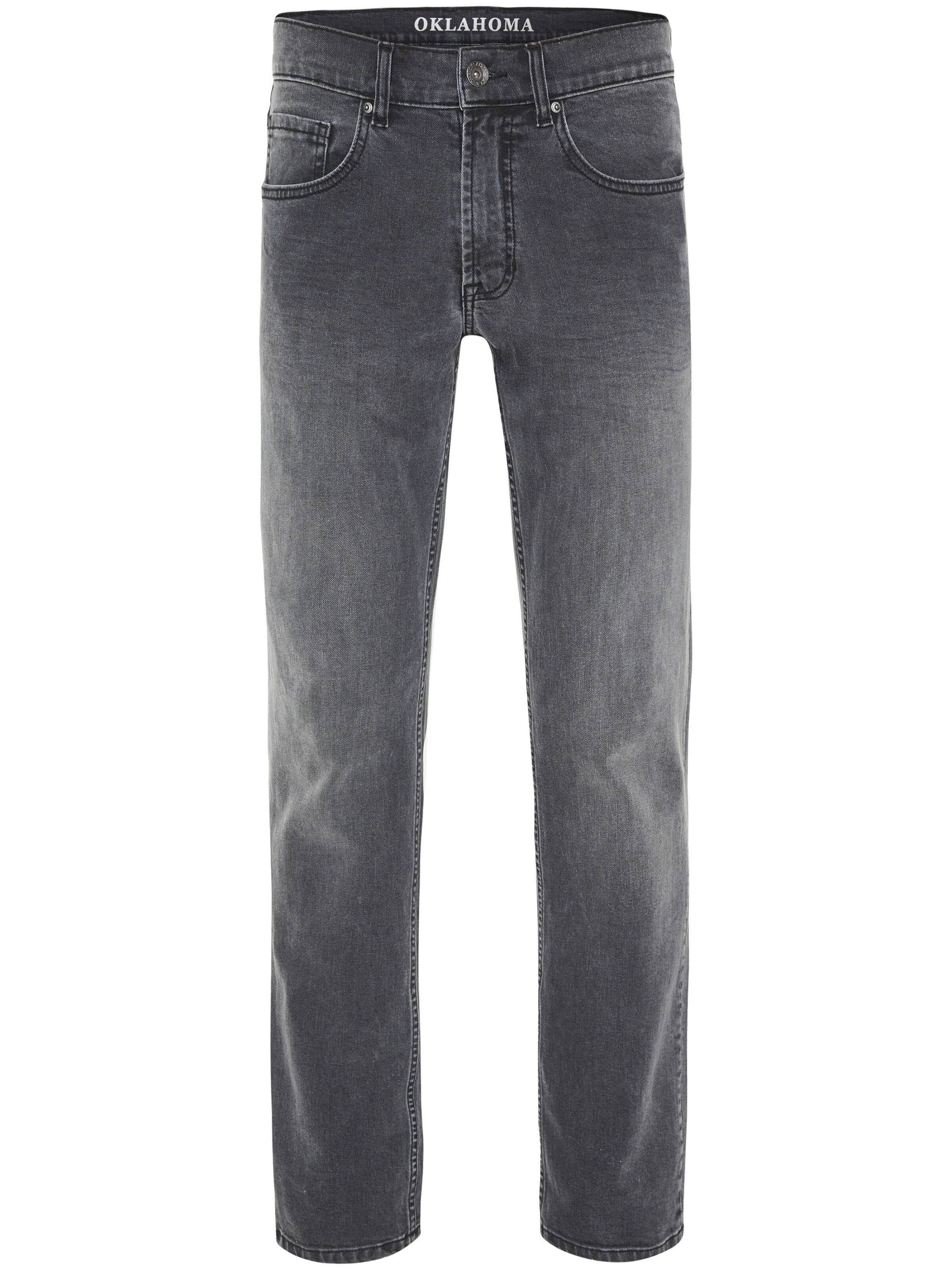 Oklahoma Jeans Regular Jeans in Grau: Vorderseite