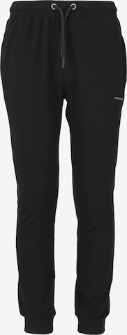 ENDURANCE Tapered Pants 'Grovent' in Black: front