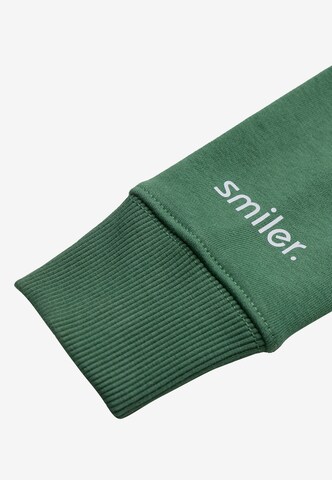 smiler. Sweatshirt 'Cuddle' in Green