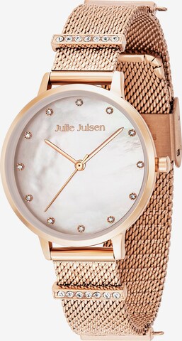 Julie Julsen Analog Watch in Gold: front