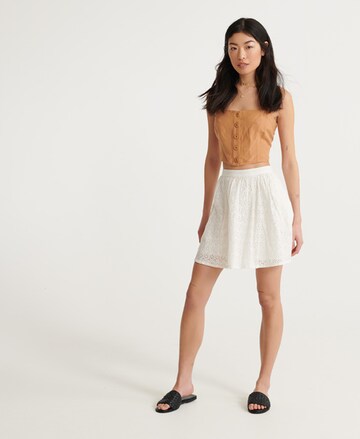 Superdry Skirt 'BLAIR' in Beige