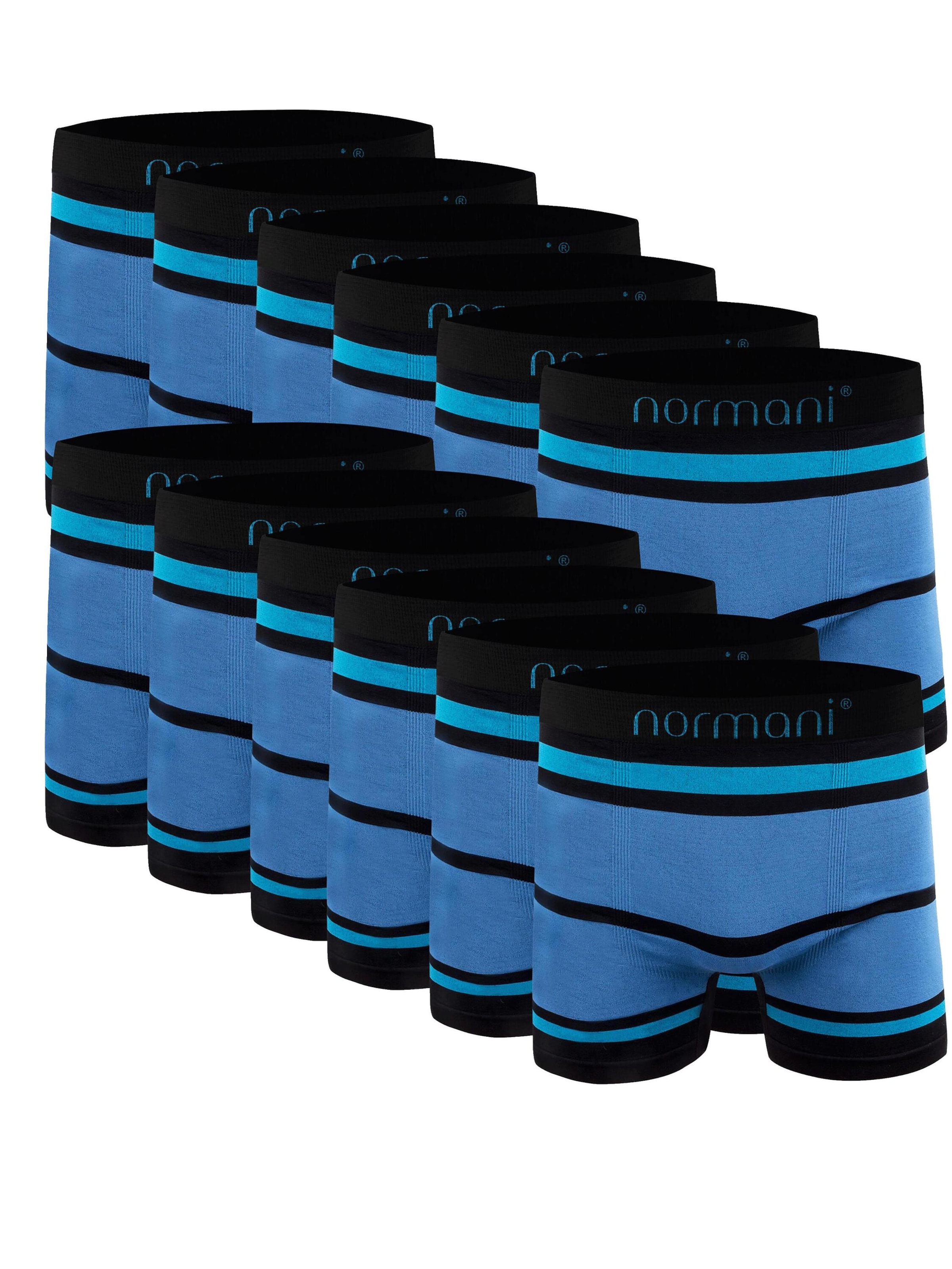 Boxers normani en bleu : devant