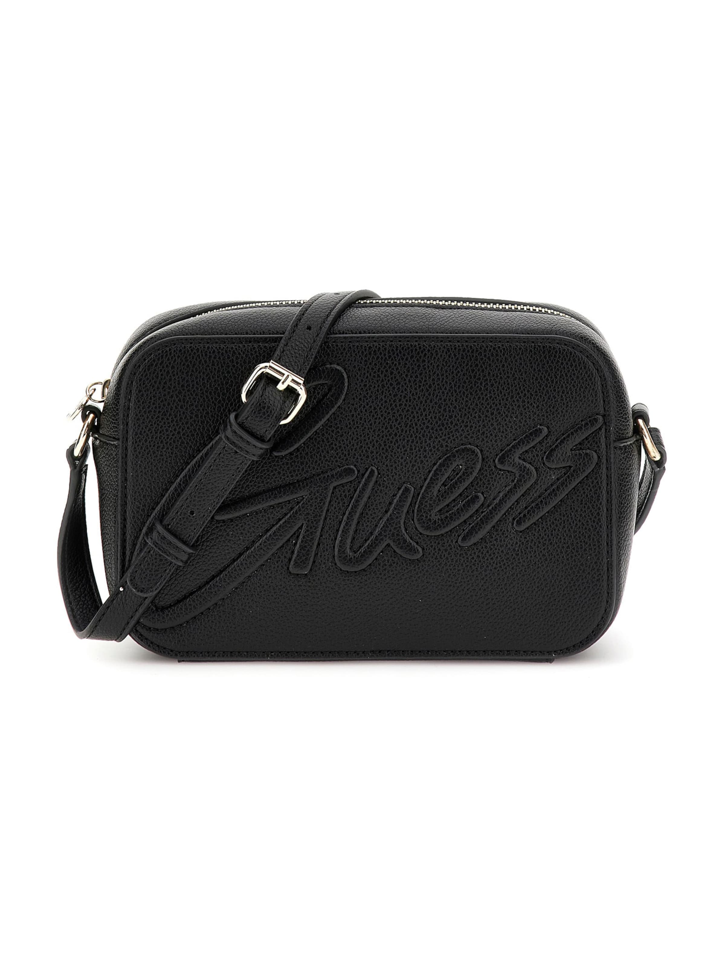 GUESS Umhängetasche in Schwarz: Vorderseite