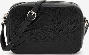 GUESS Olkalaukku värissä musta: etupuoli