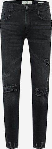 Redefined RebelSlimfit Traperice 'Lyon' - crna boja: prednji dio