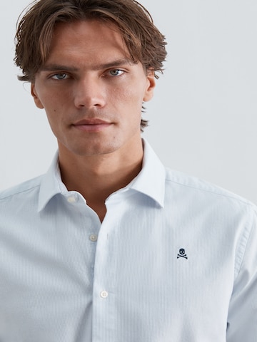 Coupe regular Chemise Scalpers en bleu